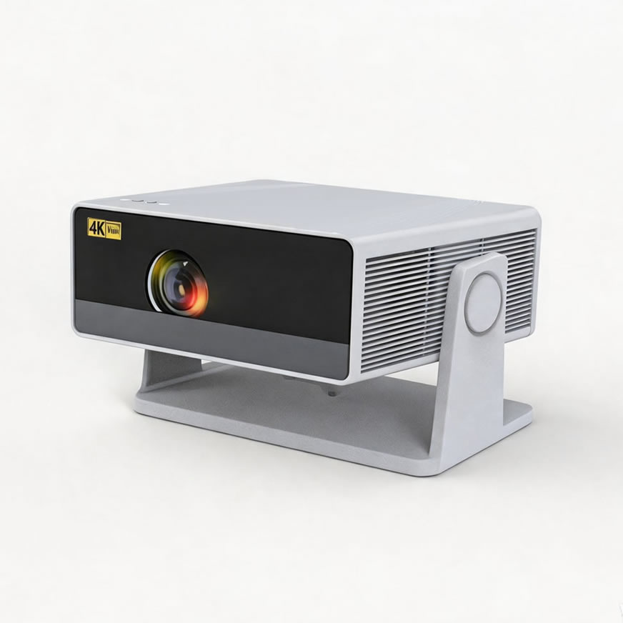 X20-H723 Nativer 1080P Autofokus-Projektor, 4-Zoll Ultra-HD Kurzdistanz Smart-Projektor, Android 14 WiFi6 Bluetooth 5.4, Leiser Projektor für Zuhause und Büro