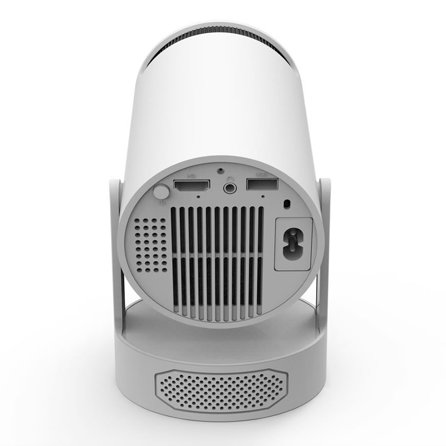 X10-HIFI Ultrakurzwurf Smart Projektor, 720P HD mit HIFI Lautsprecher, Tragbar für Zuhause & Büro