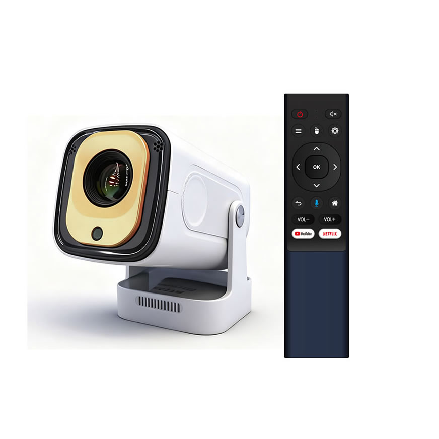 Projecteur Intelligent ISMARTX17, Mise au Point Automatique et Correction Trapézoïdale Automatique, 300ANSI HD Portable pour Maison et Bureau